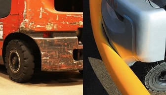 A close-up of a red truckDescription automatically generated with low confidence