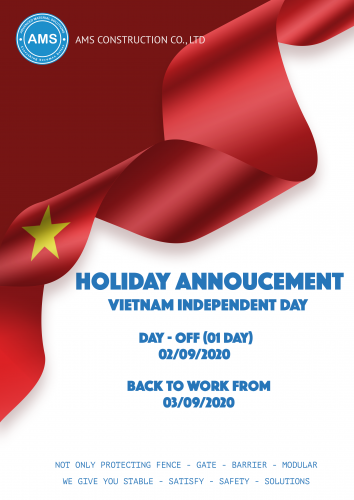 THÔNG NGHỈ LỄ 02/09/2020