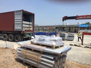 Hàng công trình ATCO đã về cảng ngày 28/03/2019