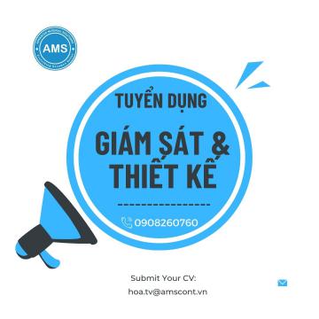 TUYỂN GIÁM GIÁT VÀ THIẾT KẾ.